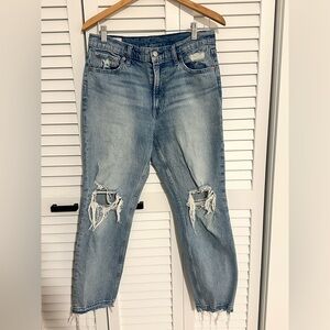 GAP Cheeky straight high rise jeans